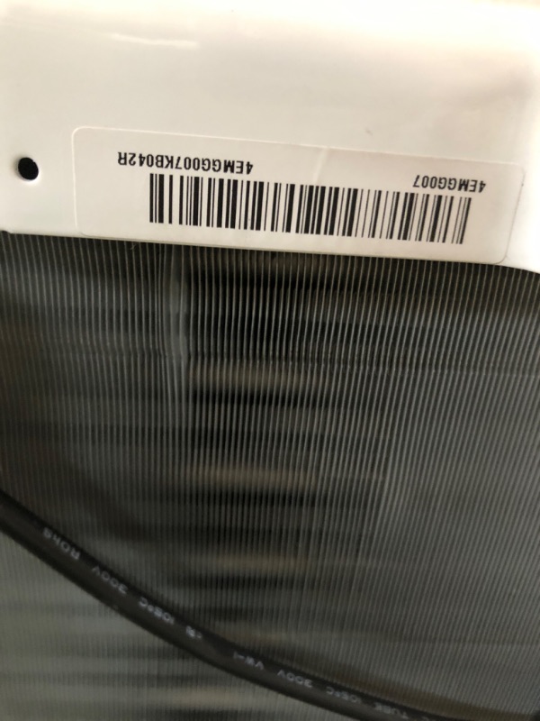 Photo 3 of ***USED - DIRTY - NO PACKAGING - LIKELY MISSING PARTS - UNABLE TO TEST - NON-STANDARD OUTLET - SEE PICTURES***
LG 23,000 BTU 230V Window Air Conditioner Cools 1400 Sq. Ft. with Heater and Remote in White