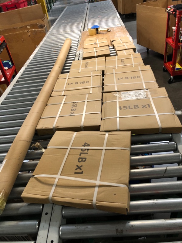 Photo 1 of **(TRAILER PICKUP ONLY)**
BalanceFrom Cast Iron Olympic Weight Including 7FT Olympic Barbell, 300-Pound Set, Multiple Packages

