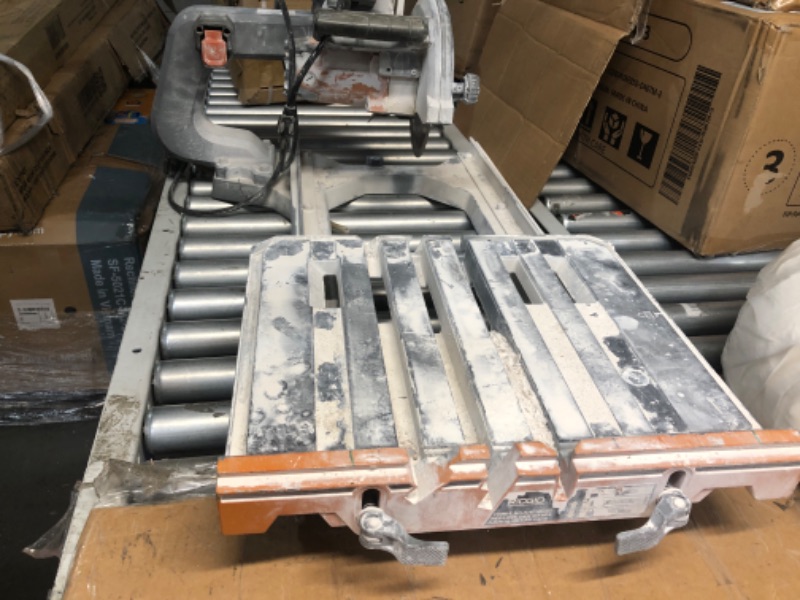 Photo 4 of **USED FOR PARTS ONLY NON-REFUNDABLE**12 Amp 8 in. Blade Corded Wet Tile Saw with Extended Rip
