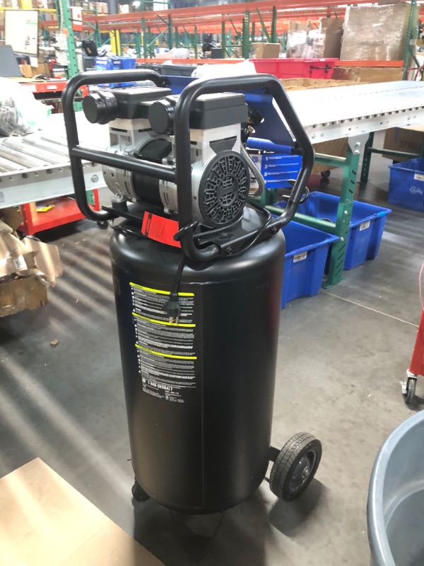 Photo 5 of ***NONREFUNDABLE - THIS SALE FINAL -  PARTS ONLY - SEE COMMENTS***
Kobalt QUIET TECH 26-Gallon Portable Electric 150 PSI Vertical Air Compressor
