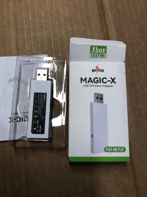 Photo 2 of (READ FULL POST) MAYFLASH MAGIC-X Wireless Bluetooth USB Adapter for Xbox Series S/X, Xbox One, Switch, macOS, Windows, Raspberry Pi, Compatible with PS5, PS4, Xbox Bluetooth Controller and more