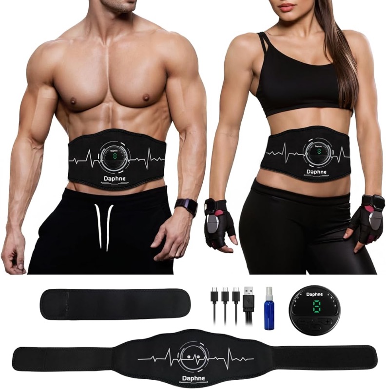 Photo 1 of ABS Stimulator, Ab Stimulator Muscle Toner, Ab Machine, Effective Abdominal Toning Belt, Home Fitness Workou