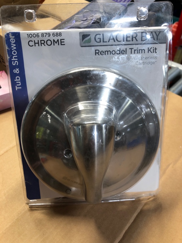 Photo 2 of **USED SCRATCHES**Glacier Bay Remodel Trim Kit-Chrome