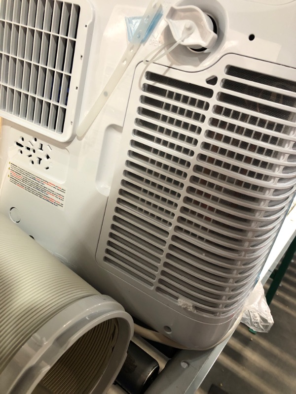 Photo 8 of ***DAMAGE TO PAINT***BLACK+DECKER Air Conditioner, 14,000 BTU Air Conditioner Portable for Room up to 700 Sq. Ft. with Remote Control, White