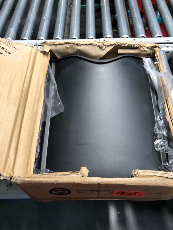 Photo 1 of ***USED - DIRTY - POWERS ON - UNABLE TO TEST FURTHER***
Amazon Basics 6 Sheet Cross Cut Paper and Credit Card Home Office Shredder with 3.8 Gallon Bin, Black, ?7.7 x 12.1 x 15 inches