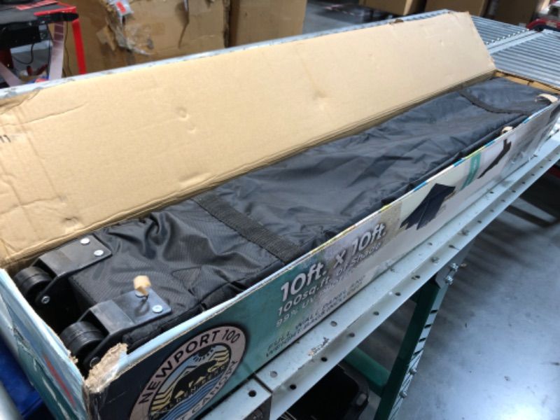 Photo 1 of **MAY BE MISSING PARTS**
Golden Bear Newport 10'x10' Straight-Leg Canopy with Wall
