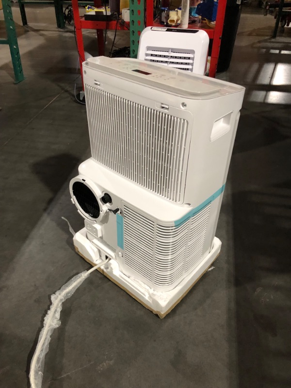 Photo 10 of ***USED - POWERS ON - UNABLE TO TEST FURTHER***
Midea 14,000 BTU ASHRAE (10,000 BTU SACC) Portable Air Conditioner, Cools up to 375 Sq. Ft., with Dehumidifier & Fan mode & Heat, Smart & Remote Control with Remote, Easy-to-use and Install