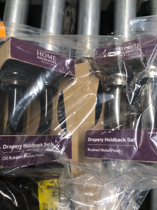 Photo 1 of ***NON-REFUNDABLE***
BUNDLE OF CURTAIN ROD HANGERS AND BRACKETS