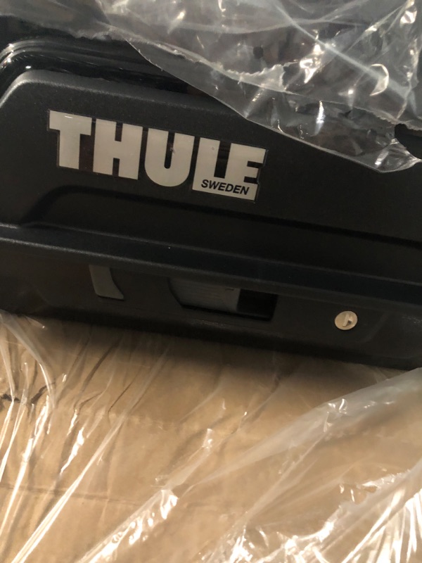 Photo 4 of ***MOUNTING HARDWARE/KIT NOT INCLUDED***
***TRUCK/TRAILER PICK UP REQUIRED***
Thule Motion XT Rooftop Cargo Box 22 Cu Ft.  90.5"L x 37.5"W x 18"H Gloss Black