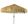 Photo 1 of 
DestinationGear
Palapa 9 ft. Market Aluminum Drape Crank Lift Easy Tilt Patio Umbrella in Whiskey Brown