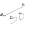 Photo 1 of 
Glacier Bay
Constructor 3-piece Bath Hardware Set includes 24 in. Towel Bar, Towel Ring and TP Holder in Chrome