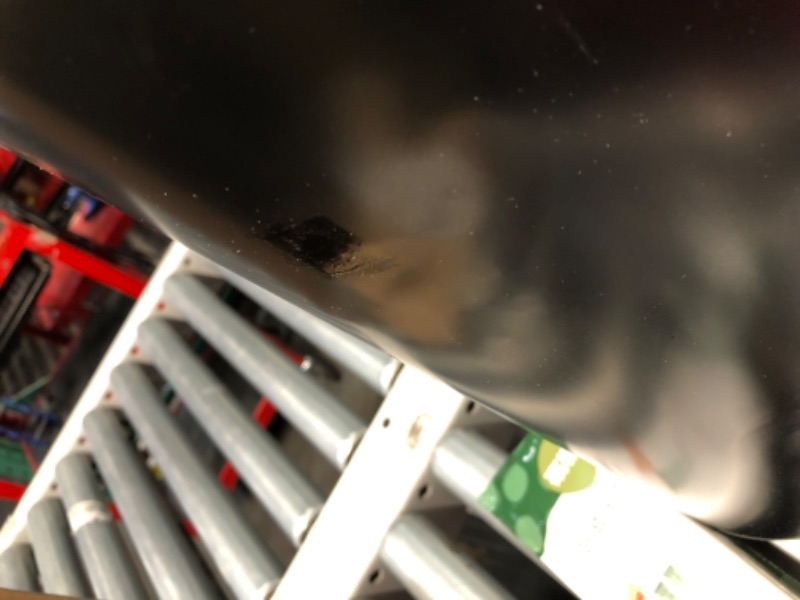 Photo 1 of ***USED - COVERED IN SCRATCHES AND DENTS - SEE PICTURES***
Brabantia Bo Trash Can - 1 x 9.5 Gal Inner Bucket (Matt Black) Waste/Recycling Garbage Can, Removable Compartment + Free Bags 1 inner bucket (9.5 Gal) Matt Black