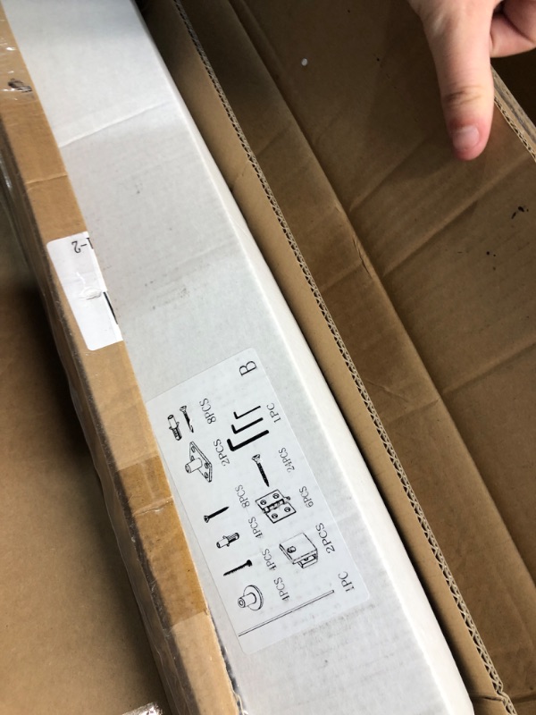 Photo 1 of ***FACTORY SEALED***EaseLife 48" Bi-folding Sliding Barn Door Hardware Track Kit for 4 Closet Door,Top Mount Roller,Heavy Duty,Slide Smoothly Quietly,Easy Install,Black,No Door (Track Length 52" for Four 12" Wide Door) 48" for 4 Door