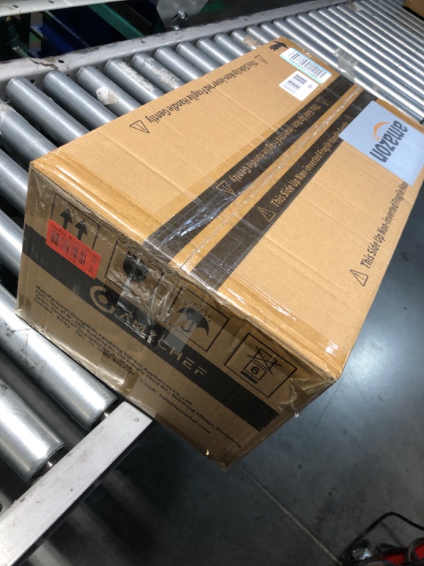 Photo 1 of ***FACTORY SEALED***AMZCHEF Double Induction Cooktop with Removable Iron Cast Griddle Pan Non-stick, 1800W 2 burner Portable Induction Stove With Sensor Touch 9 Power Levels, 99 Min Timer, suitable for Magnetic Cookware