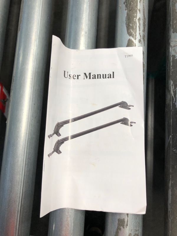 Photo 4 of ***USED - LIKELY MISSING PARTS - UNABLE TO VERIFY FUNCTIONALITY***
43inch Universal Car Roof Rack, Anti-Theft Lock, Aluminum Car Roof Rack Cross Bars, Adjustable Window Frame for Bike Kayak Cargo Luggage, 42.91-44.88 inch Distance Between Rain Grooves, 16