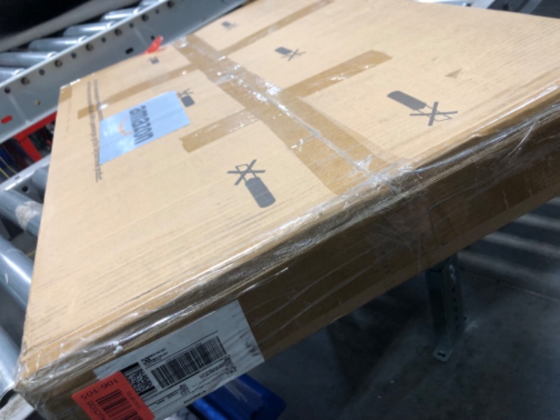 Photo 1 of ***FACTORY SEALED***Lufeiya White Small Desk with Drawers - 40 Inch Computer Desk for Small Space Home Office, Modern Simple Study Writing Table PC Desks