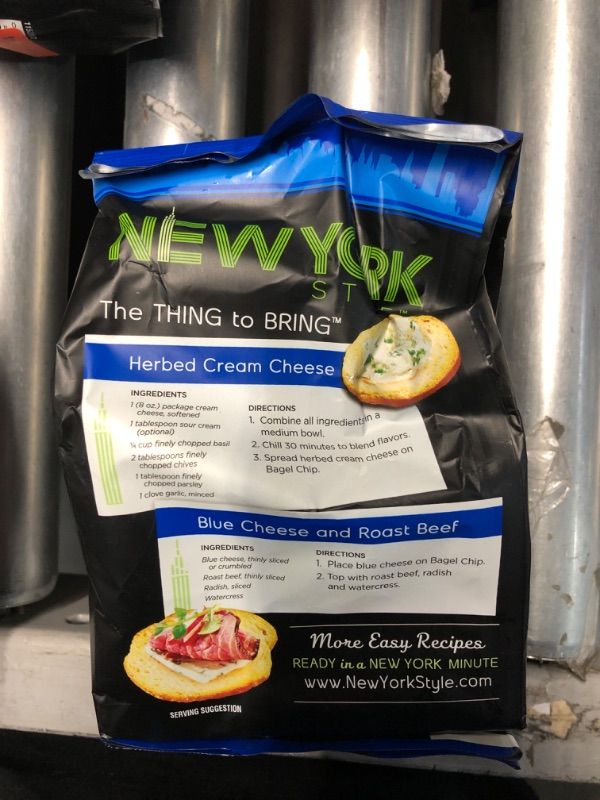 Photo 3 of ***(EXP: 09/19/24)NONREFUNDABLE***New York Style Bagel Crisps, Plain, 6 Ounce Plain 6 Ounce (Pack of 1)