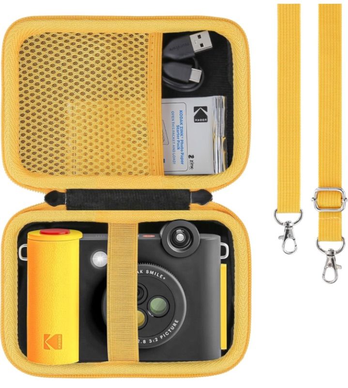 Photo 1 of ***STOCK PHOTO REFERENCE ONLY*** khanka Hard Travel Case Replacement for Kodak smile+/ Kodak Smile Plus Wireless Digital Instant Print Camera with Effect-Changing Lens, 2x3” Sticky-Backed Photo Prints,Case Only (Black)