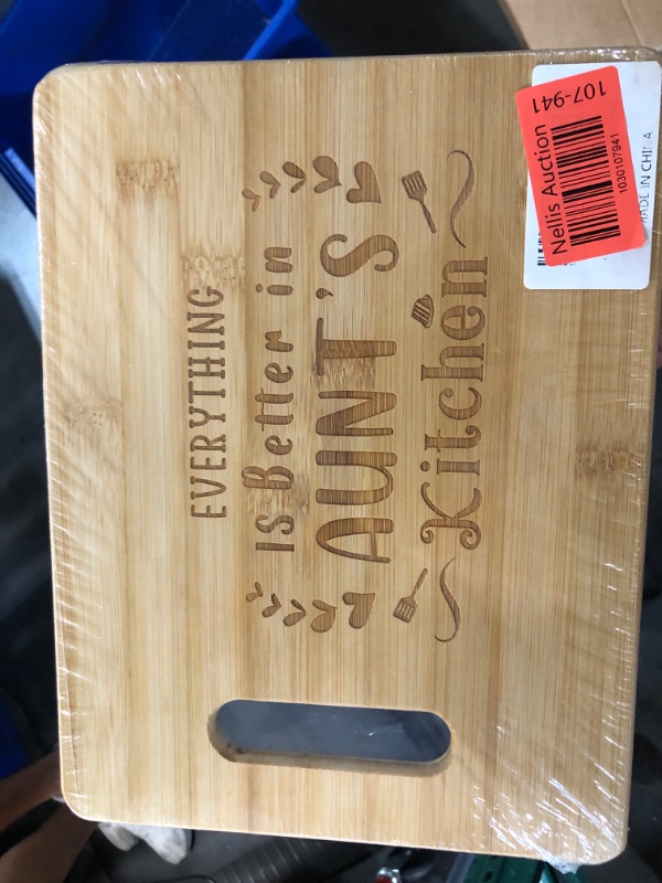 Photo 1 of ***STOCK PHOTO REFERENCE ONLY***Aunt Gifts from Niece Nephew, Cutting Board Gifts for Aunt, Aunt Birthday Gifts for Auntie Best Aunt Ever Gifts Mothers Day Gifts for Aunt, Thank You Gifts for Aunt Cutting Board Kitchen Gift