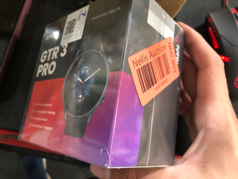 Photo 2 of ***FACTORY SEALED***Amazfit GTR 3 Smart Watch 46mm for Android iPhone, 21-Day Battery Life, Alexa Built-in, GPS, Fitness Tracker with 150+ Sports Modes, AMOLED Display, Heart Rate Sleep Health Tracker, Black GTR 3 Thunder Black