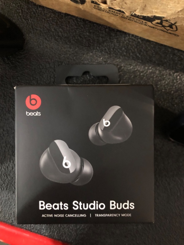 Photo 2 of ***FACTORY SEALED***Beats Studio Buds True Wireless Noise Cancelling Bluetooth Earbuds - Black
