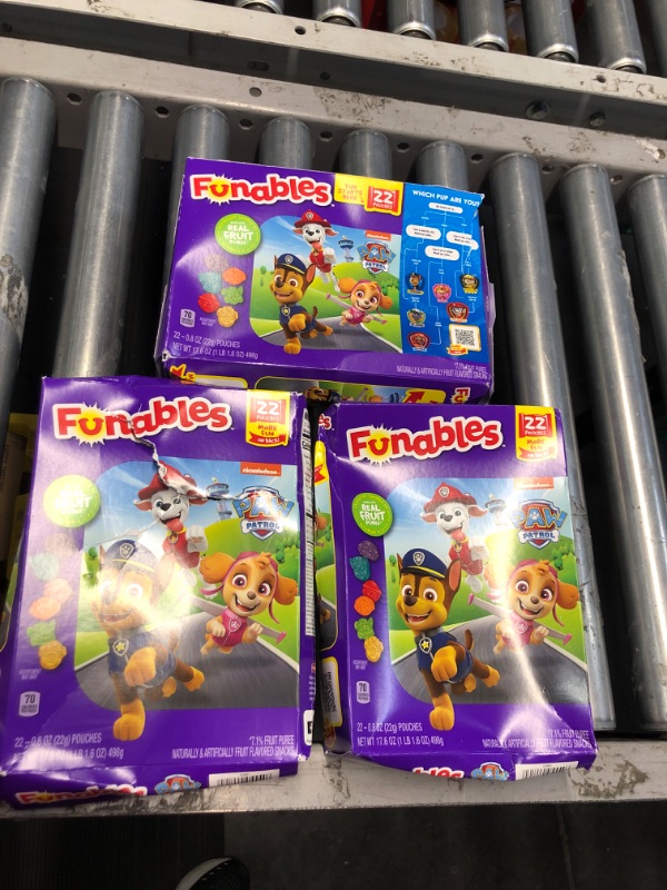 Photo 2 of ***(EXP: JAN 2025 )NONREFUNDABLE*** 3-PACK BUNDLE
Funables Fruit Snacks, Paw Patrol Fruit Flavored Snacks, 0.8 Ounce Pouches (22 Count)