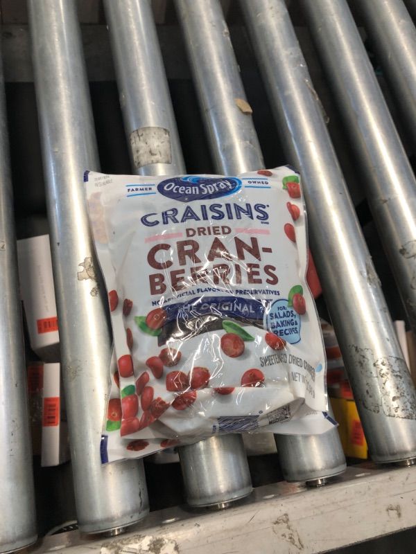 Photo 4 of ***(EXP:08/13/24 )NONREFUNDABLE***
*2-PACK BUNDLE**Ocean Spray Craisins, Dried Cranberries, Original, 12 Ounce Resealable Pouch