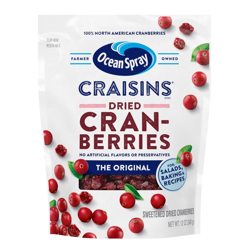 Photo 1 of ***(EXP:08/13/24 )NONREFUNDABLE***
*2-PACK BUNDLE**Ocean Spray Craisins, Dried Cranberries, Original, 12 Ounce Resealable Pouch