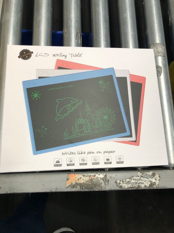 Photo 3 of ***SEE NOTES*** 16 Inch Rechargeable LCD Writing Tablet, Erasable & Colorful Doodle Board with Eye-Protecting Large Screen, Educational Learning Toys for 3 4 5 6 7 Year Old Kids, Drawing Tablet Gift for Boys Girls