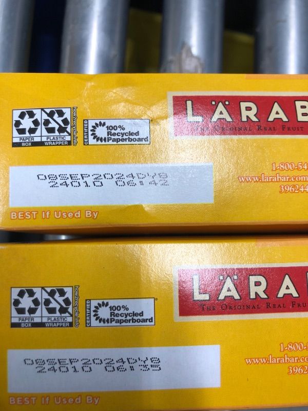 Photo 1 of ***(EXP:09/08/2024 )NONREFUNDABLE*** LÄRABAR Orange Sorbet Bars, Gluten Free Vegan, 8 ct (Pack of 2) Orange Sortbet 8 Count (Pack of 2)