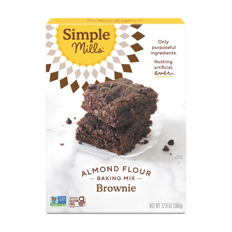 Photo 1 of ***(EXP:09/05/2024 )NONREFUNDABLE*** 2-PACK BUNDLE**
Simple Mills Almond Flour Baking Mix, Chocolate Brownie Mix - Gluten Free, Plant Based, 12.9 Ounce (Pack of 1) Brownie Mix 12.9 Ounce (Pack of 1)