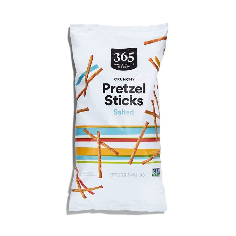 Photo 1 of ***(EXP: 08/15/24)NONREFUNDABLE***4-PACK BUNDLE**
365 by Whole Foods Market, Crunchy Pretzel Sticks, 16 Ounce