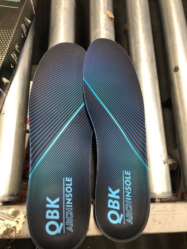 Photo 3 of Plantar Fasciitis Insoles, QBK High Arch Insoles for Men& Women, Alleviating High Arches, Flat Feet, Plantar Fasciitis, Overpronation, Supination, and Maintaining Body Balance, XL