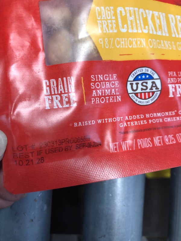 Photo 2 of ***(EXP:09/08/24 )NONREFUNDABLE***Stella & Chewy's Freeze-Dried Raw Carnivore Crunch Cage-Free Chicken Recipe Dog Treats – 3.25 oz. Bag Chicken 3.25 Ounce (Pack of 1)