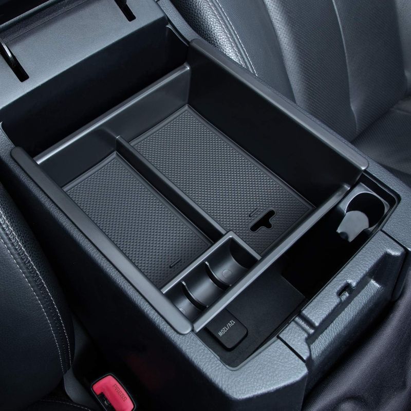 Photo 1 of  ***STOCK PHOTO REFERENCE ONLY***SIMILAR ITEM***
Center Console Organizer Tray Accessories,Insert Armrest Box Secondary Storage ABS Black Materials