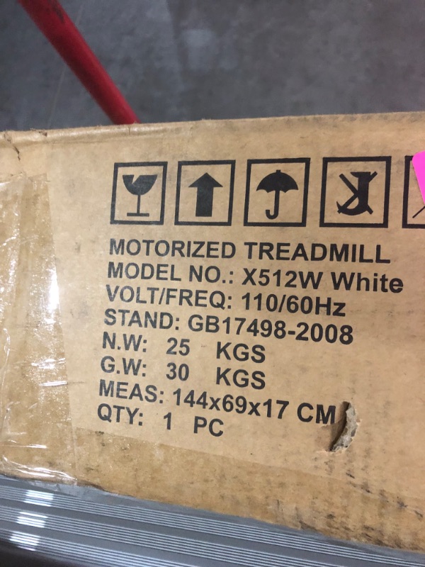 Photo 5 of **PARTS ONLY NON REFUNDABLE**READ NOTES**
UMAY 512 Walking Pad, 512N Under Desk Treadmill, P1 Small Treadmill, Ultra Quiet Walking Treadmills for Home Office with Remote Control, SPAX APP and LED Display, Installation-Free 512 White