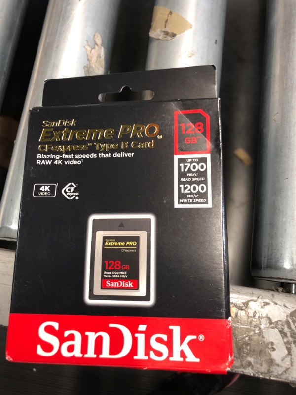 Photo 2 of ***FACTORY SEALED***SanDisk 128GB Extreme PRO CFexpress Card Type B - SDCFE-128G-GN4IN 128GB Old Generation