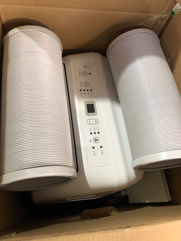 Photo 3 of (READ FULL POST) Hisense Smart SACC 8,000 BTU Portable Air Conditioner & Heating 4 Modes - WiFi, Remote, Alexa,Google iOS,Android, Voice Controlle App & Dual Hose Heat Pump,550 sq.ft. Fast Cooling White 550 Cubic Feet