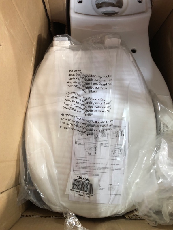 Photo 1 of ***USED - TANK BROKEN - SEE COMMENTS***
American Standard Champion Two-Piece 1.28 GPF Single Flush Elongated Chair Height Toilet with Slow-Close Seat in White