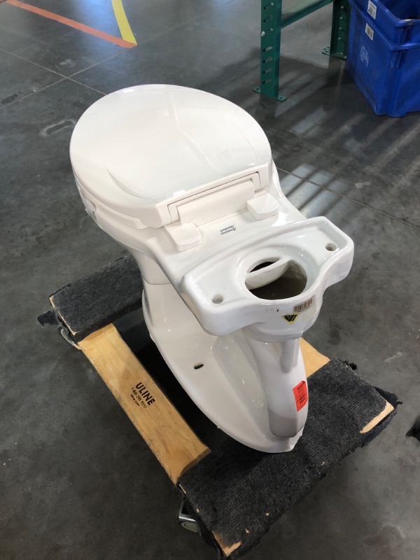 Photo 4 of ***BOWL ONLY - NO TANK - SEE PICTURES - COVERED IN SCRATCHES***
American Standard Champion Two-Piece 1.28 GPF Single Flush Elongated Chair Height Toilet with Slow-Close Seat in White