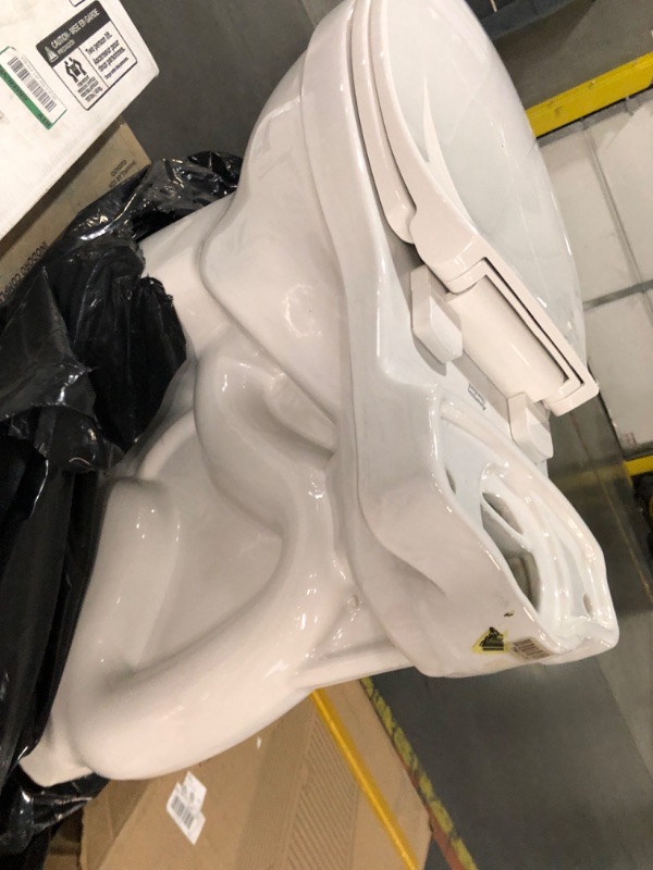 Photo 2 of ***BOWL ONLY - NO TANK - SEE PICTURES - COVERED IN SCRATCHES***
American Standard Champion Two-Piece 1.28 GPF Single Flush Elongated Chair Height Toilet with Slow-Close Seat in White