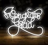 Photo 1 of *****STOCK IMAGE FOR SAMPLE*****
Congratulations Neon Sign - 16.5x14.5 Inch, USB Powered | Congratulations Neon Sign for 2024 Graduation Party Decorations for Graduation Decorations Class of 2024
