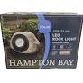 Photo 1 of **non-refundable, parts only** Hampton Bay Gray Outdoor Solar Rock Spotlight with Adjustable Lamp Head
