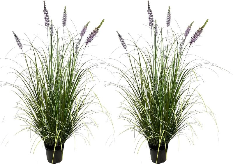 Photo 1 of ***USED - LEAVES BENT - SEE PICTURES***
Artificial Plant 47in(2pack) Tall Artificial Lavender Plant,Faux Plants Indoor Home Decorative Artificial Plants & Flowers in Pot Fake Plant, House Plant Indoor