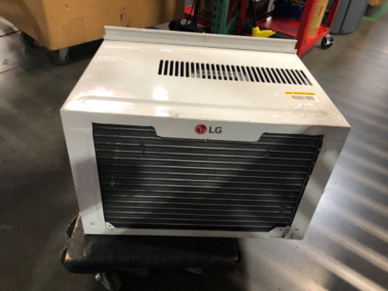 Photo 5 of **USED SEE NOTES**LG 12,000 BTU 115-Volt Window Air Conditioner Cools 550 Sq. Ft. with Remote in White