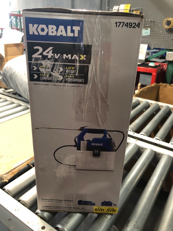 Photo 6 of **MISSING PARTS READ NOTES**
Kobalt 2.11-Gallon Plastic Pump Sprayer