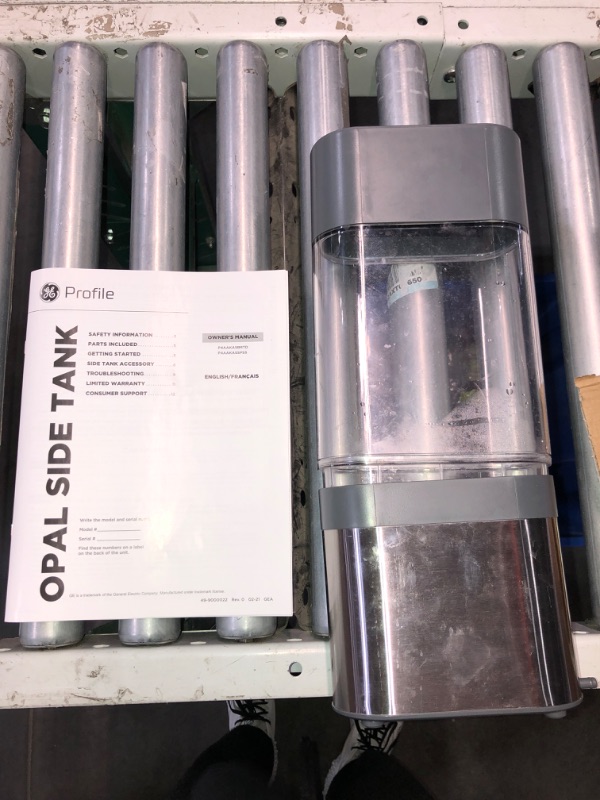 Photo 1 of (READ FULL POST) GE Profile Opal | Side Tank for 2.0 Opal Nugget Ice Maker | Easy Attachment to Opal Ice Machine | 0.75-Gallon Tank | Allows for 3X More Ice Before Refill | Black Stainless, P4AAKASBRTD
