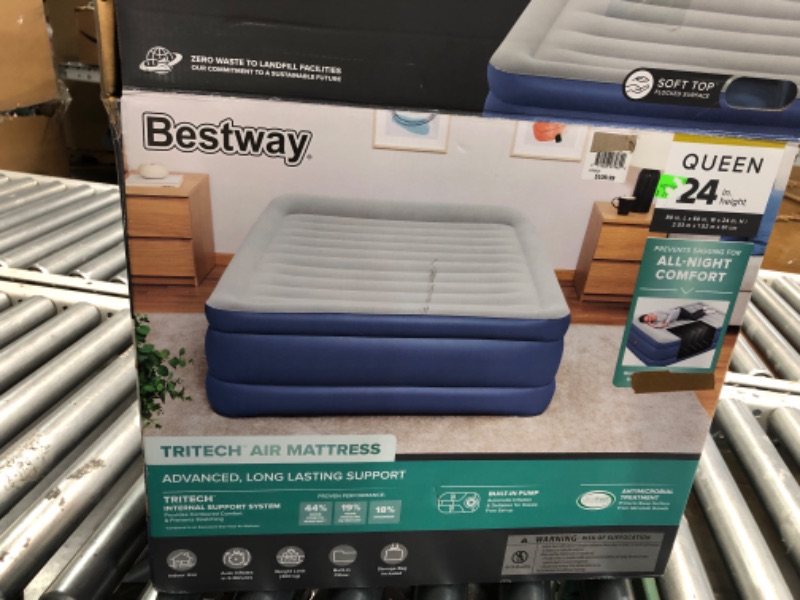 Photo 2 of ***USED NOT ABLE TO TEST*** 24 INCH QUEEN BESTWAY AIR MATTRESS 