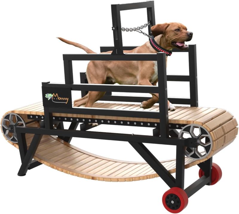 Photo 1 of ***USED - LIKELY MISSING PARTS - UNABLE TO VERIFY FUNCTIONALITY***
Dog Treadmill, Easy to Move, ToyMommy Dog Pacer Treadmill for Large/Medium Dogs, Slatmill for Dogs, Pet Treadmill for Dogs Indoor & Outdoor,Training for Dogs, Up to 220 lb.
