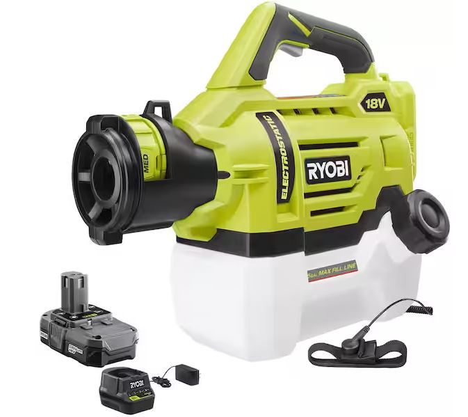 Photo 1 of **APPEARS NEW**RYOBI ONE+ 18V Cordless Electrostatic 0.5 Gal Sprayer with 2.0 Ah Battery and Charger
